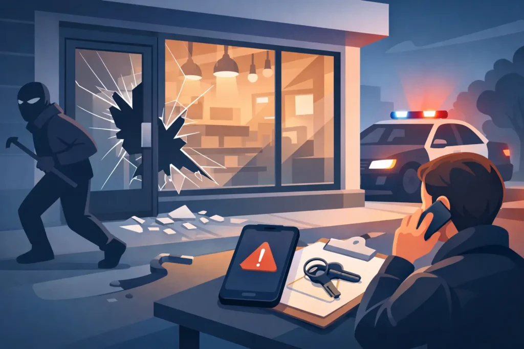 Storefront Break-In? Do This First
