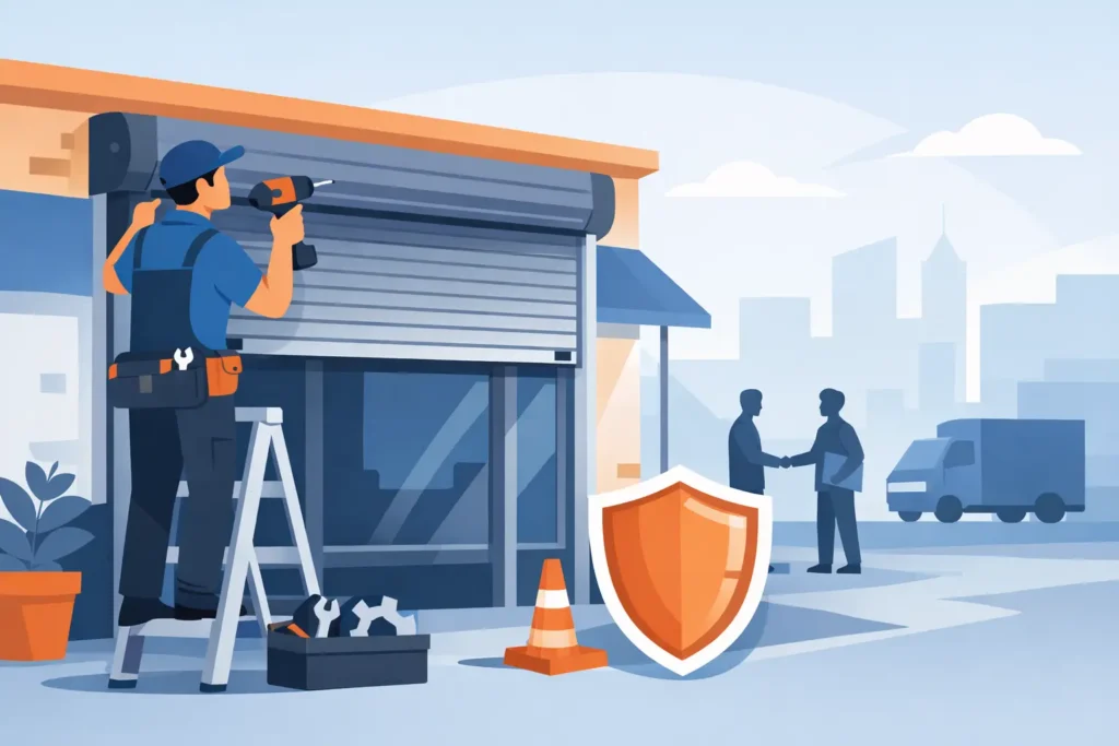 Storefront Shutter Repair That Protects Trade